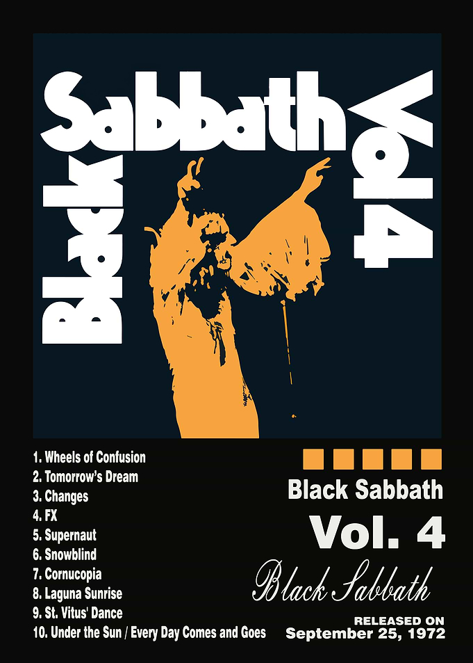 Black Sabbath Vol. 4 Album Art