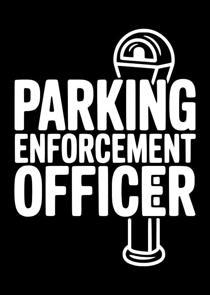 Parking Enforcement Officer Text Art