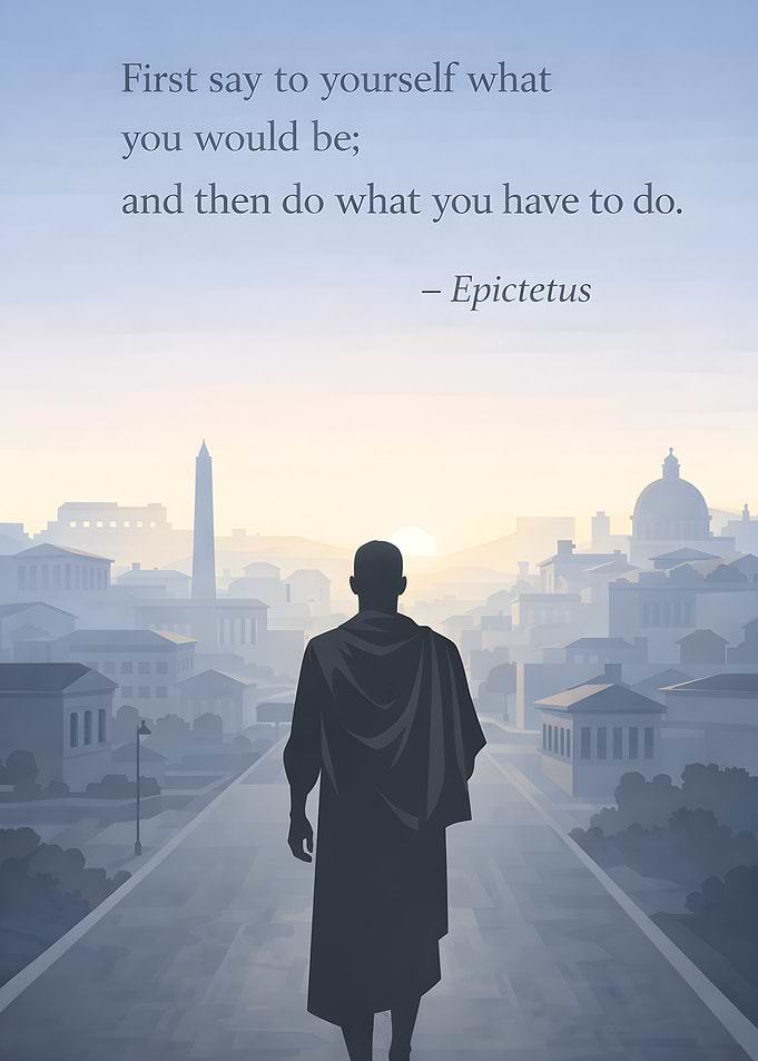 Philosopher's Cityscape Inspiration