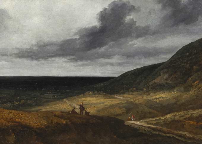 Stormy Landscape with Figures
