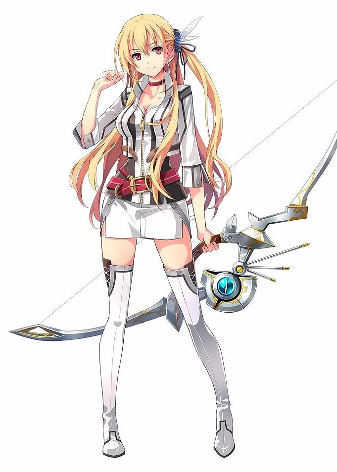 Anime Girl with Bow and Arrow