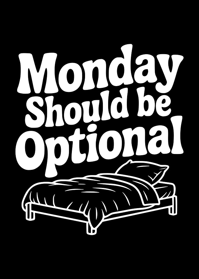 Monday Should Be Optional Bed