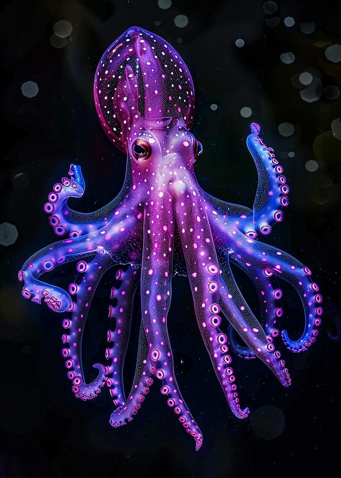Bioluminescent Octopus
