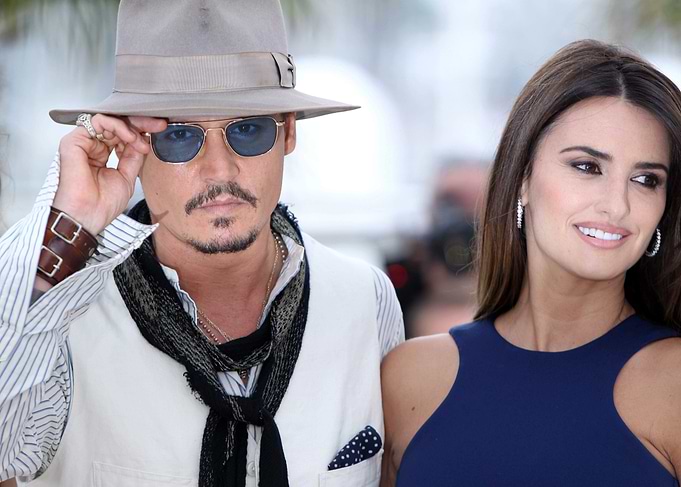 Johnny Depp and Penelope Cruz
