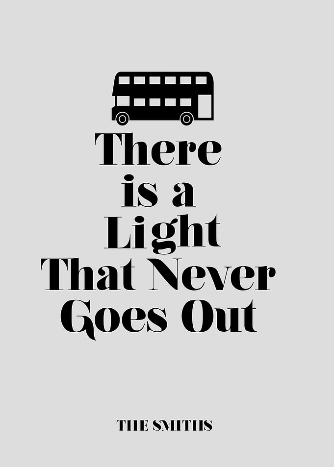 The Smiths There Is a Light Poster