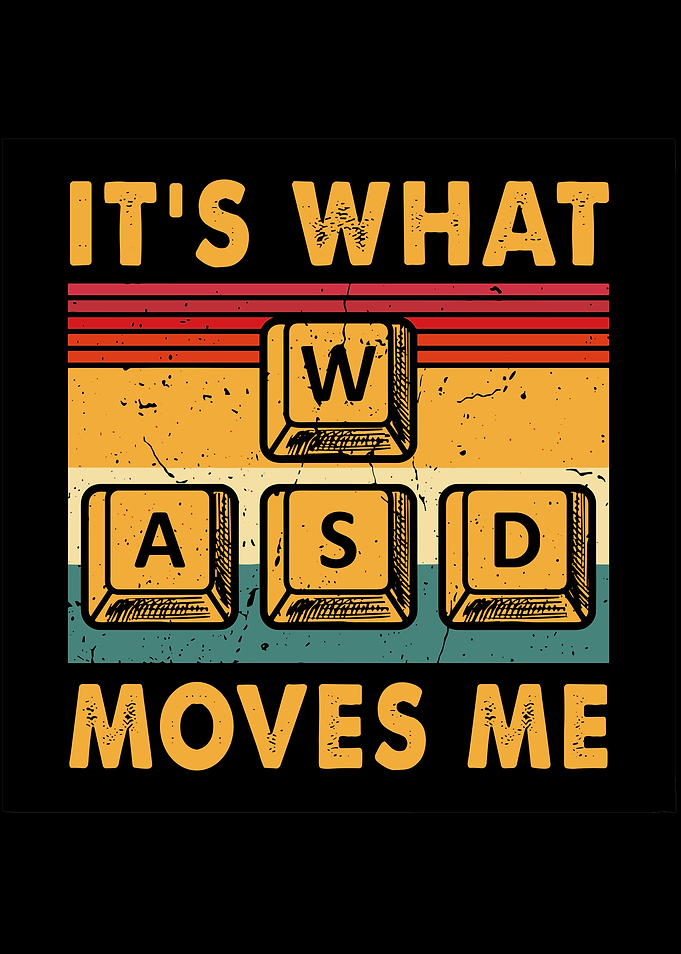 WASD Gaming Keyboard Keys