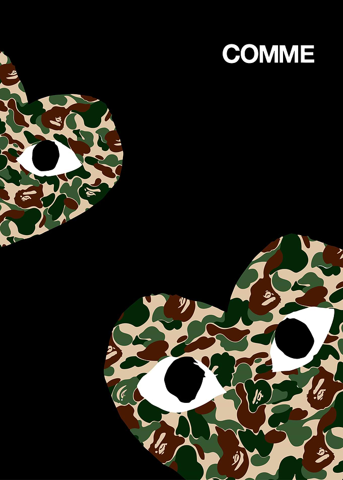 Camo Heart Eyes