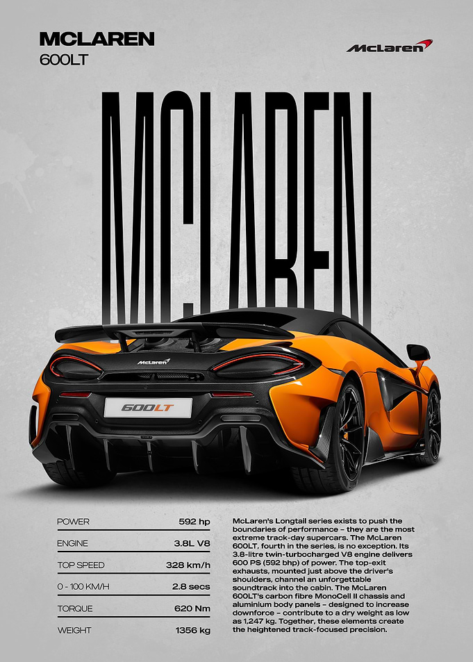 McLaren 600LT Rear View