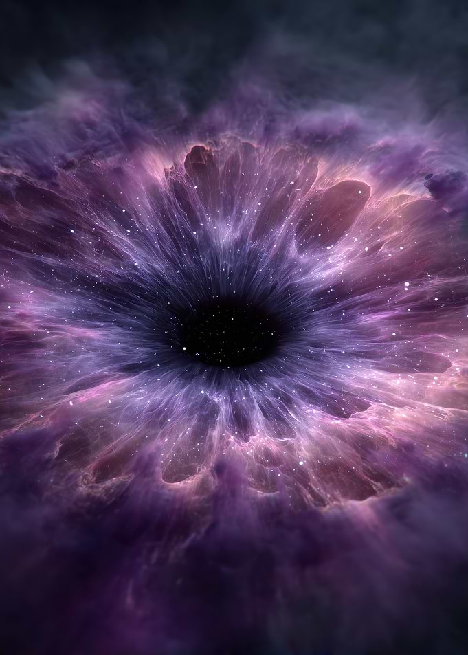 Cosmic Black Hole Nebula