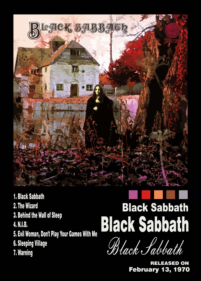 Black Sabbath Album Cover Art