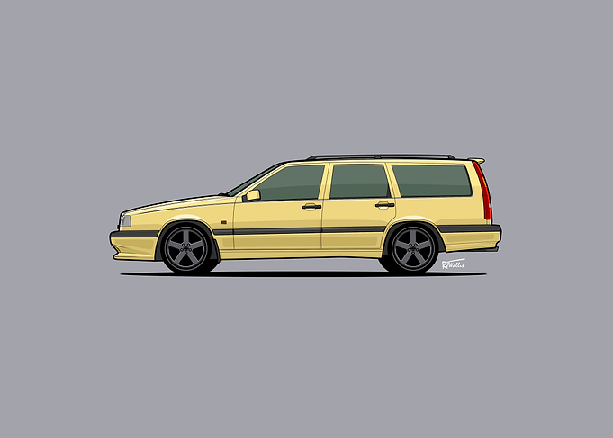 Yellow 850R T5 Wagon