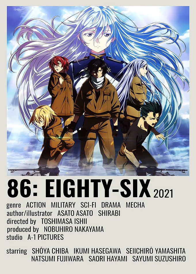 86: Eighty-Six Anime Poster