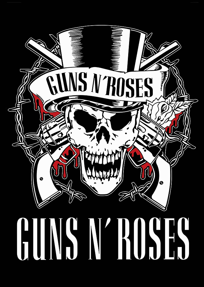 Guns N' Roses Skull Logo