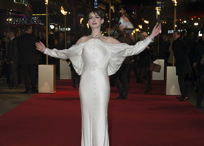 Anne Hathaway on Red Carpet