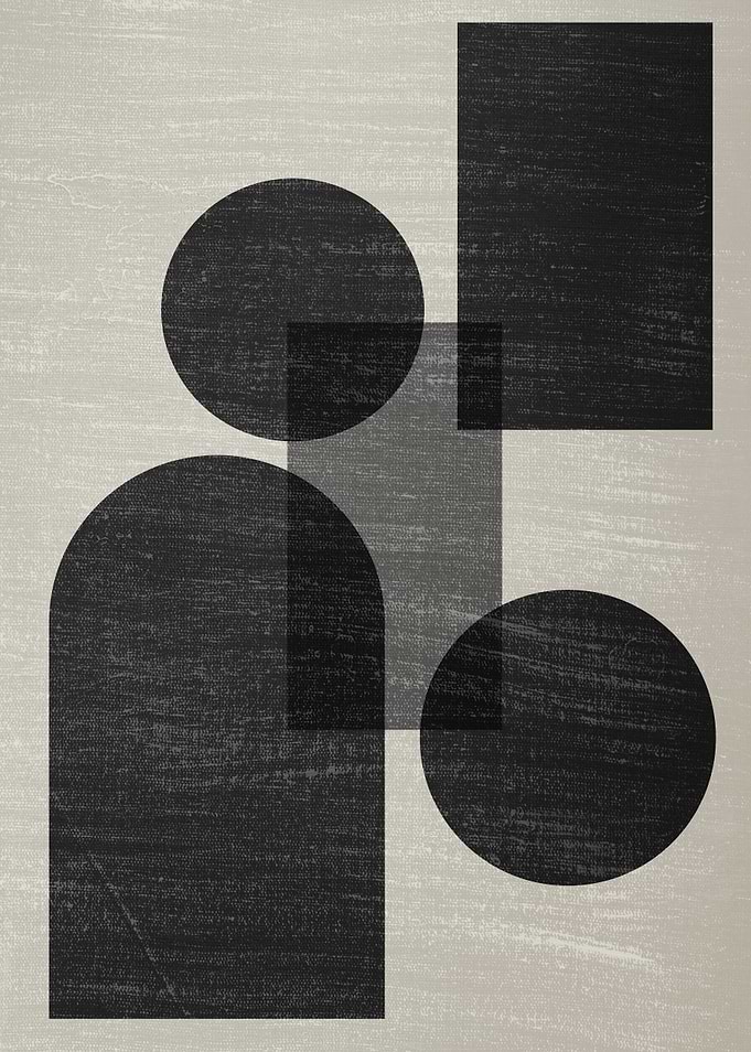 Abstract Geometric Shapes with Texture