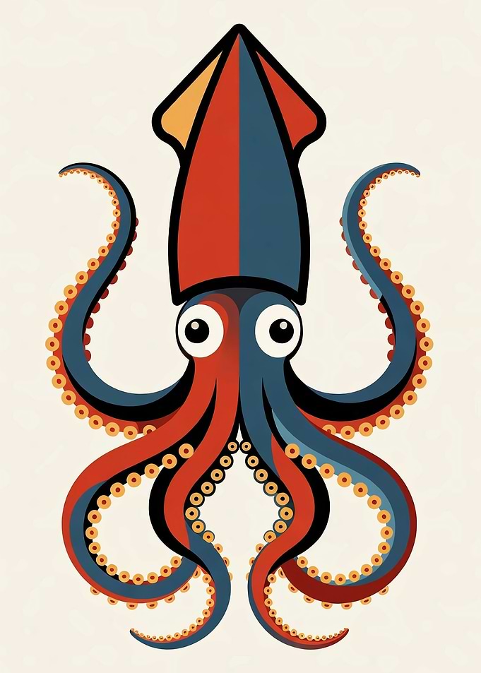 Squid Illustration