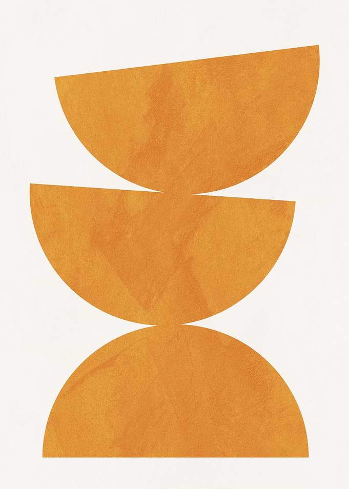 Abstract Geometric Stacked Shapes