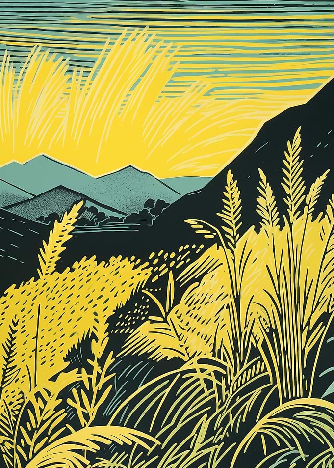 Sunrise over the mountains