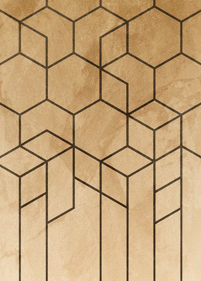 Geometric Hexagon Pattern Background