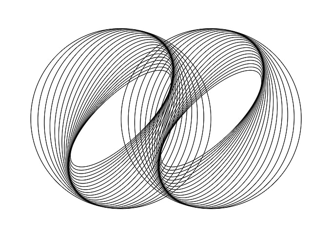 Interlocking Elliptical Orbits
