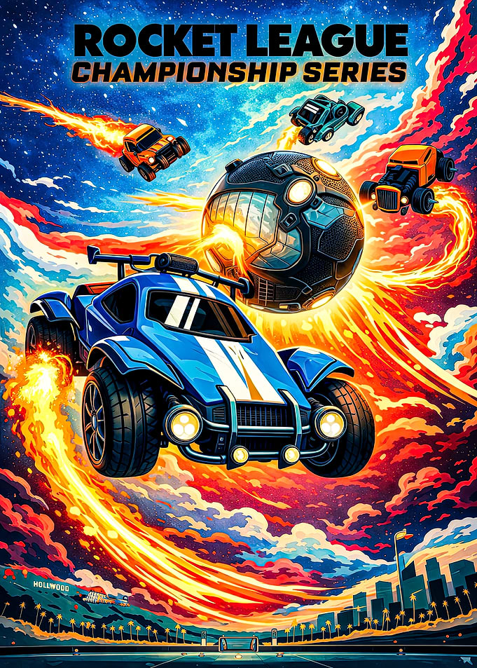 Rocket League Championship Series Poster