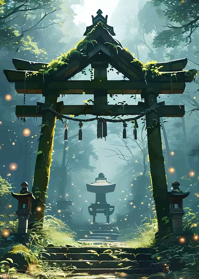 Enchanted Forest Torii Gate