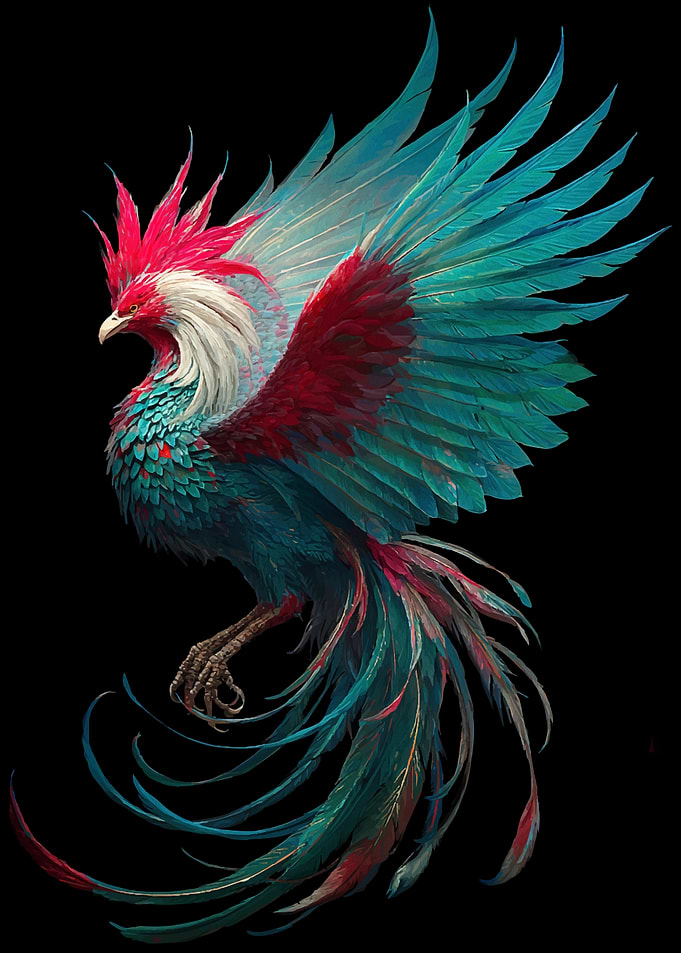 Mythical Phoenix Bird