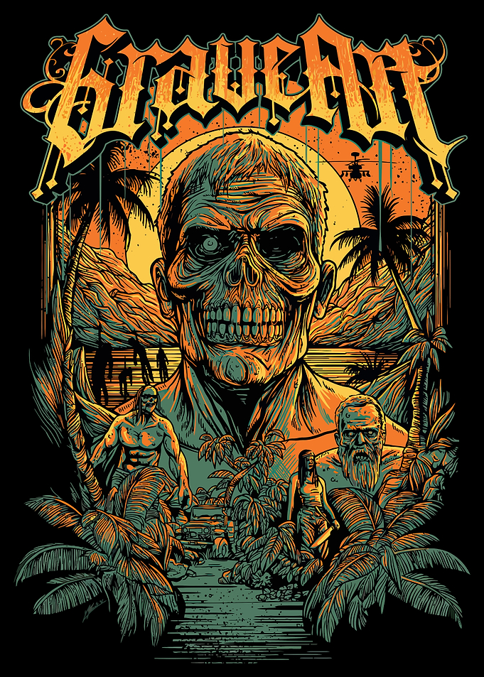 Zombie Apocalypse Tropical Island