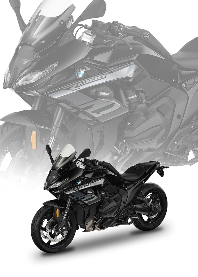 Black BMW R1300RS Motorcycle