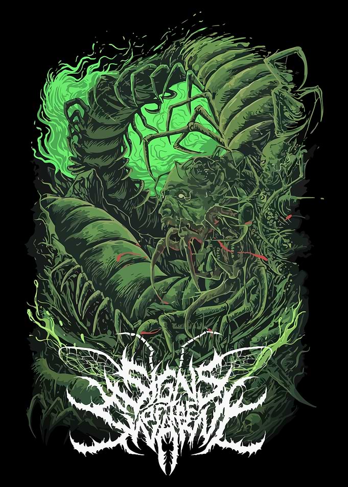 Grotesque Insectoid Creature Art