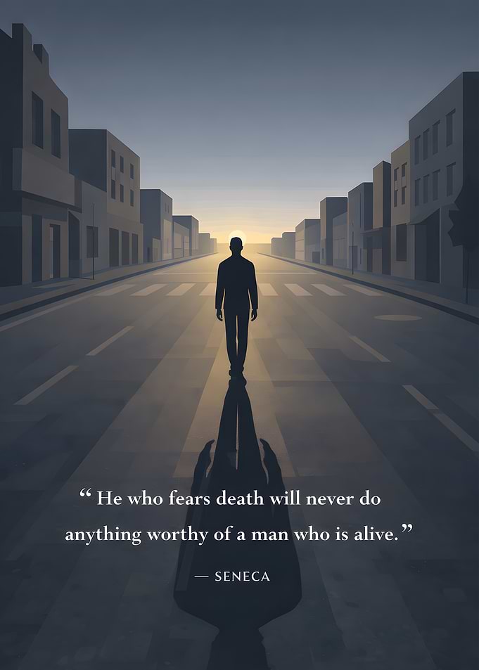 Man walking towards the sun