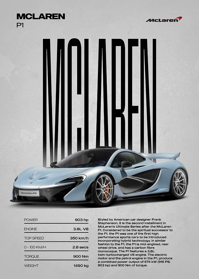 McLaren P1 Supercar