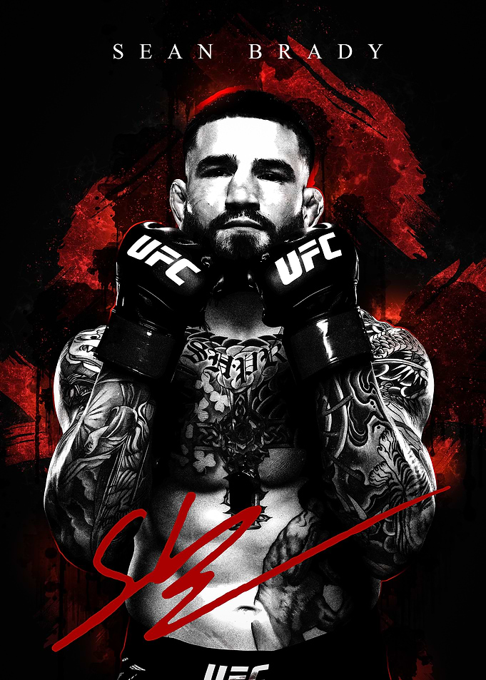 Sean Brady UFC Fighter Portrait