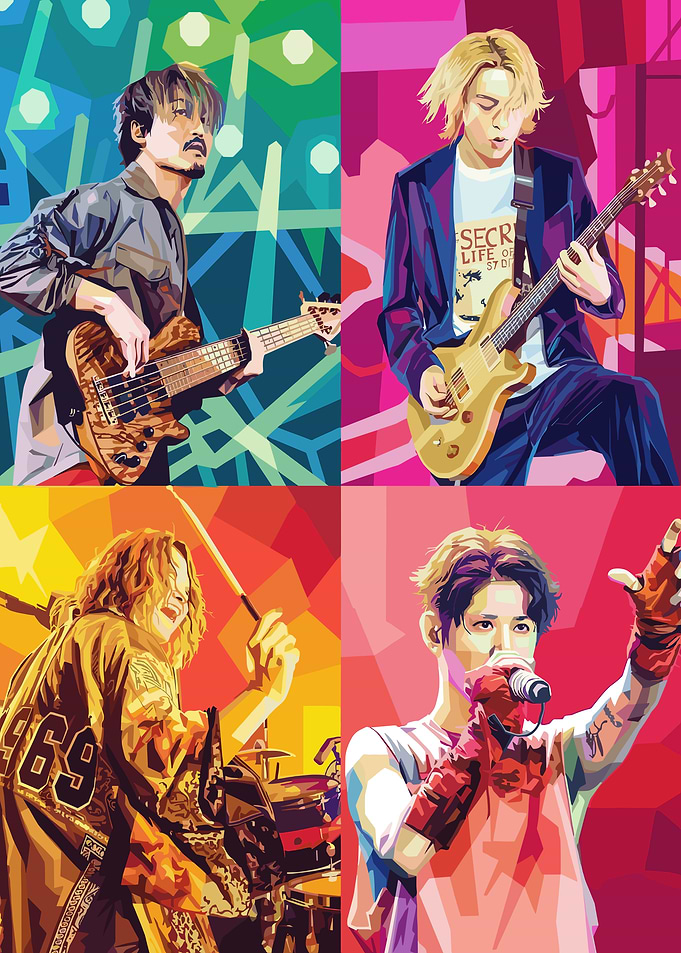 Japanese Rock Band Performance