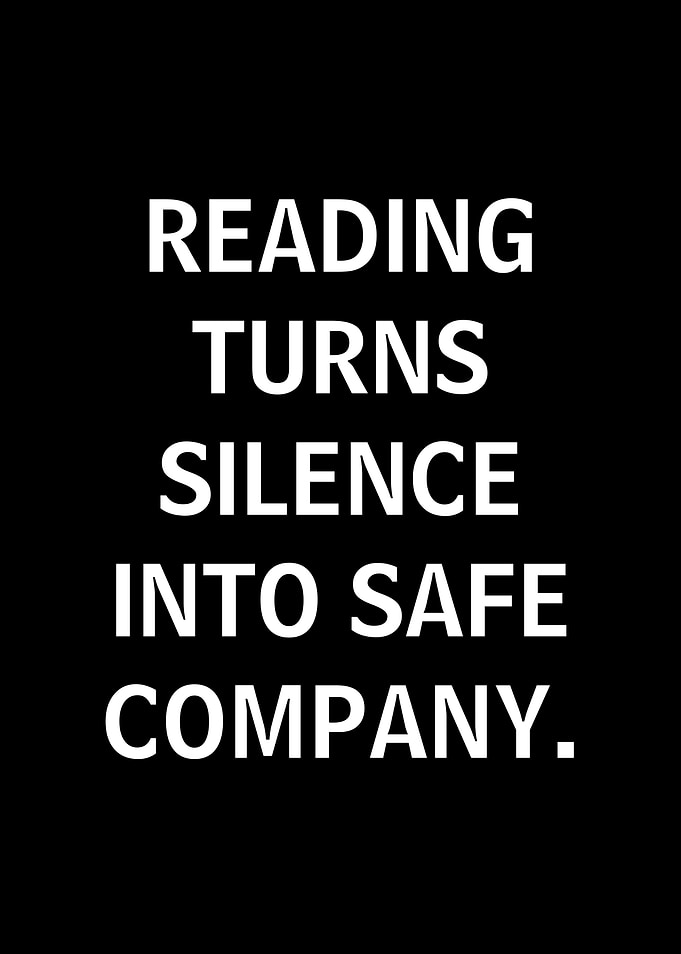 Reading turns silence into safe company quote
