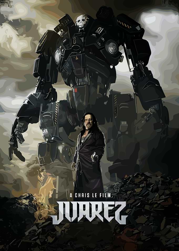 Juarez Movie Poster with Robot
