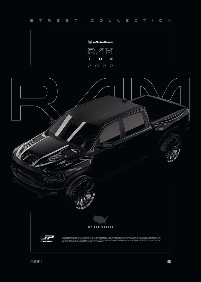 Dodge Ram TRX 2022 Poster
