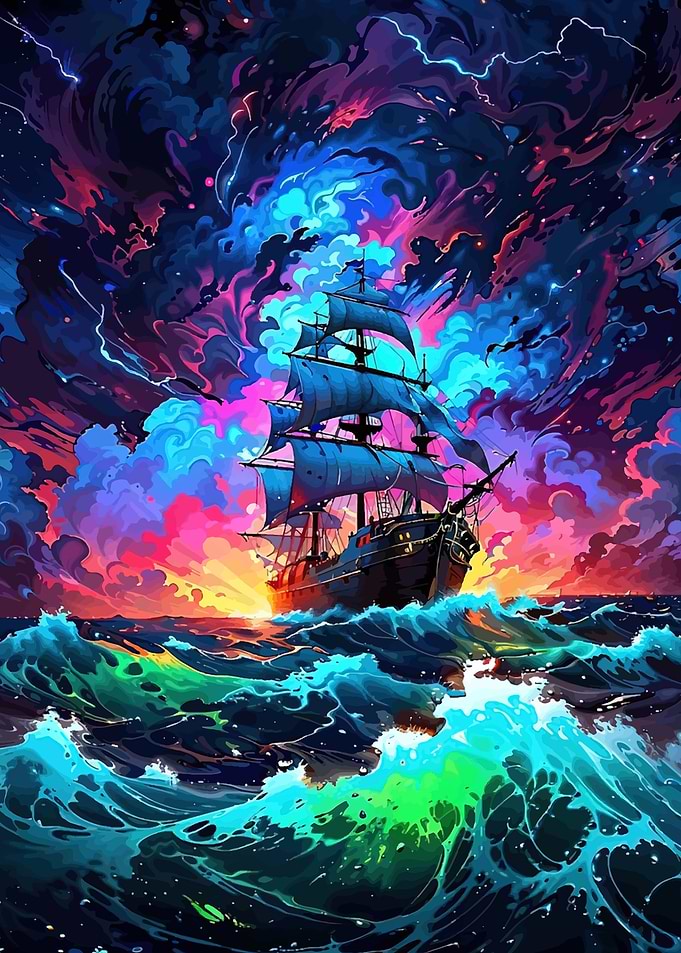 Pirate Ship in a Cosmic Storm
