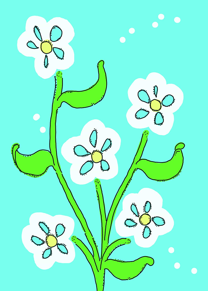 Cute Hand-Drawn Daisies