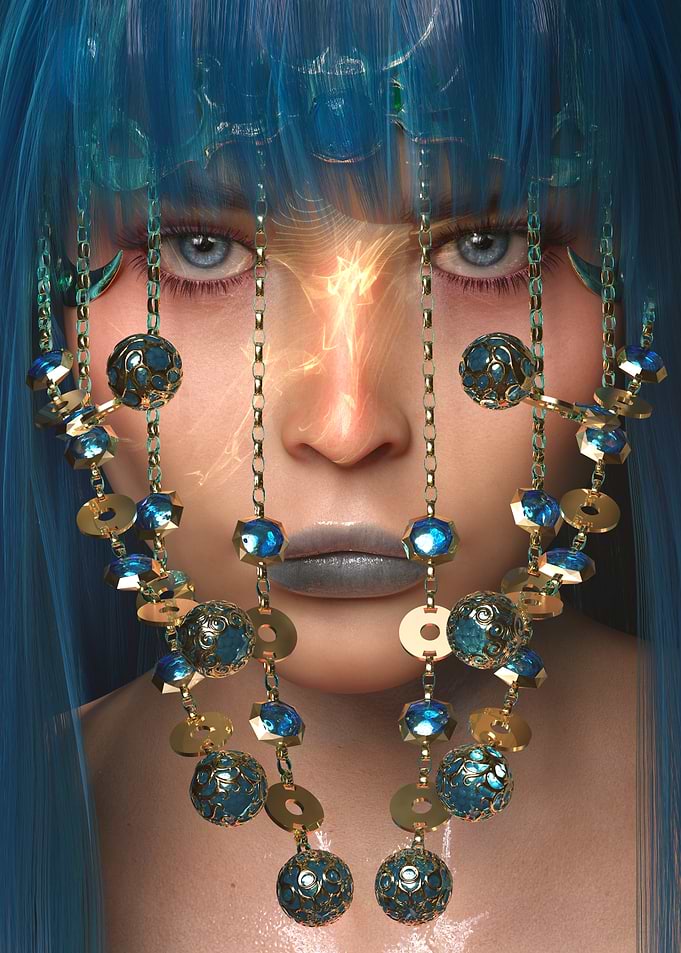 Ethereal Blue Druid
