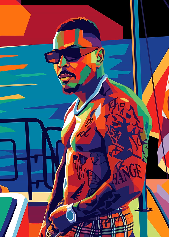 Luciano in Pop Art Style