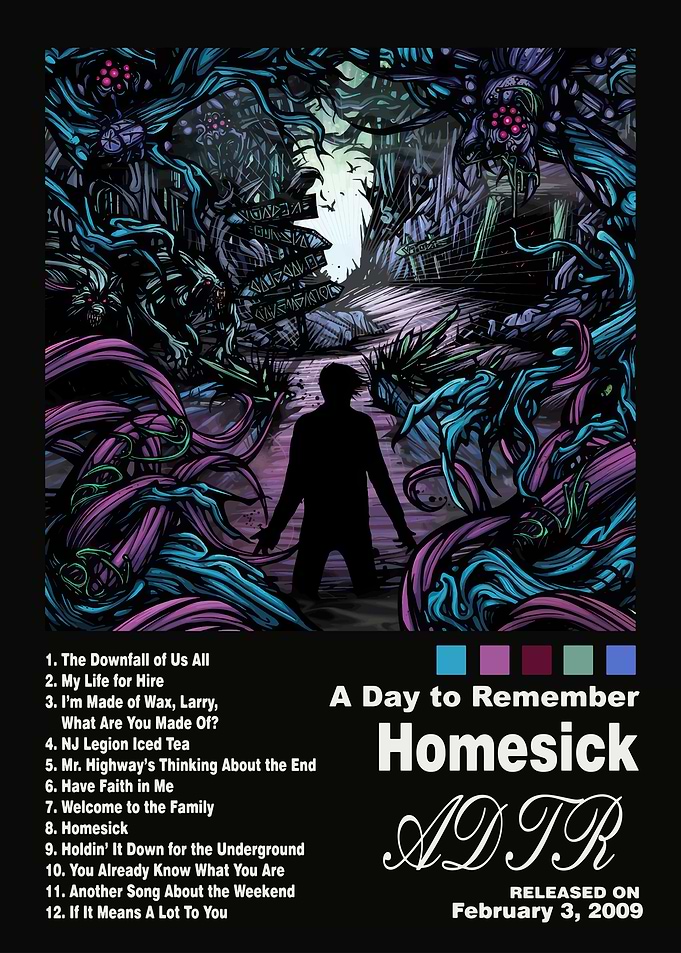 A Day to Remember Homesick Album Art