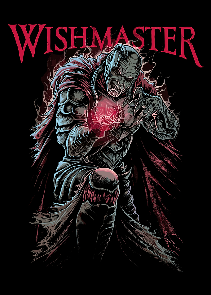Wishmaster Demon Holding Orb