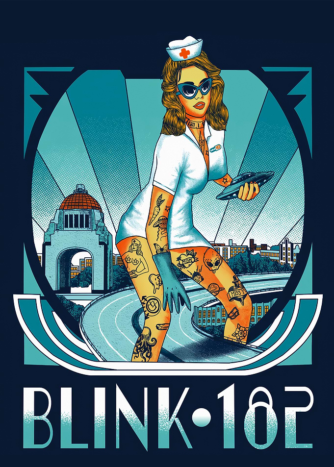 Blink-182 Nurse with UFO