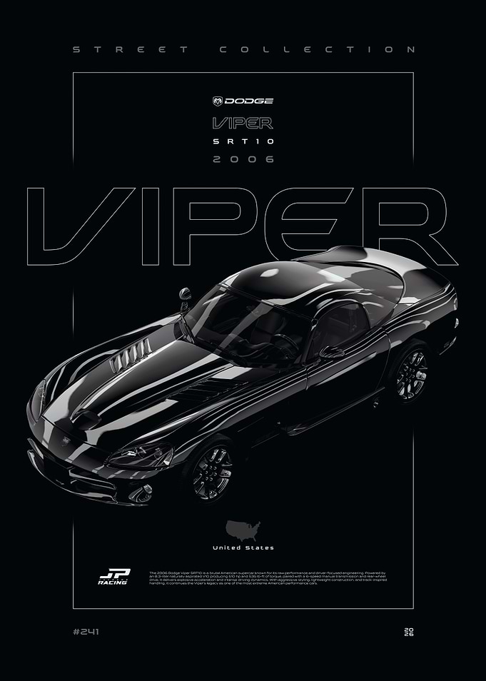 Dodge Viper SRT10 2005 Poster