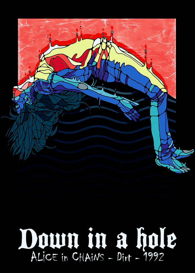 Alice in Chains Down in a Hole Art
