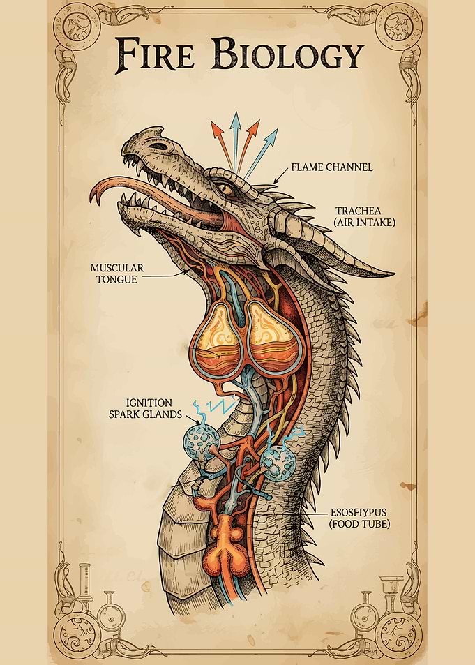 Dragon Fire Biology Diagram