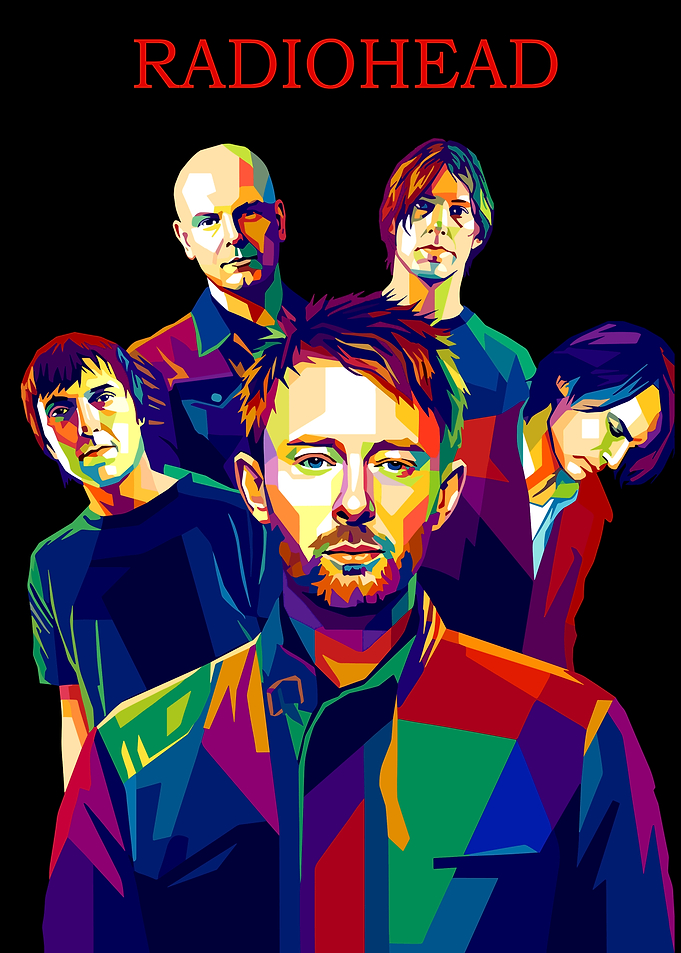 Radiohead Band Pop Art