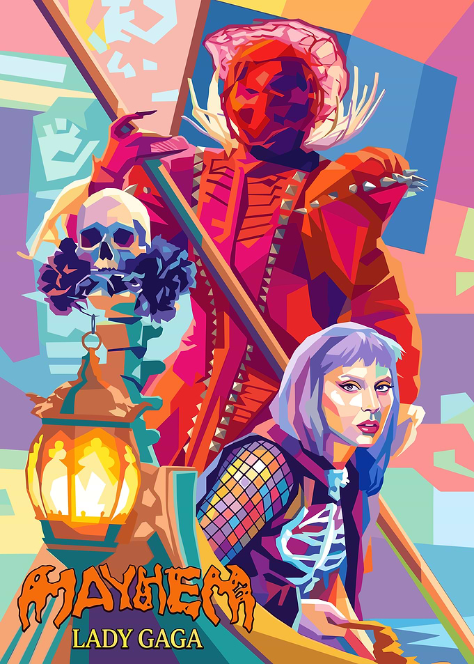 Lady Gaga Mayhem Pop Art