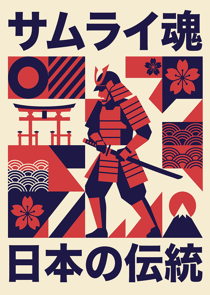 Samurai Japanese Modern Art
